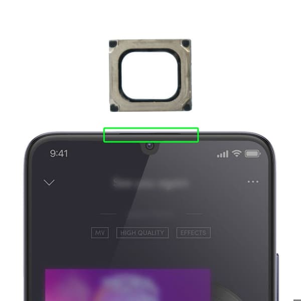 Sisäinen kaiutin Realme Note 60 Musta