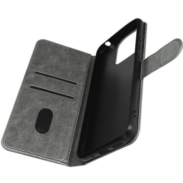 Fodral till Xiaomi Redmi 12C - AVIZAR - Chesterfield - Videostödfunktion - Grå Grå
