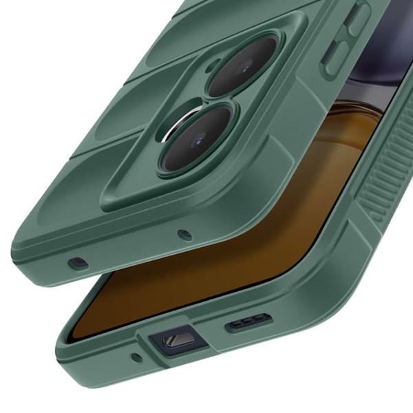 Coque för Realme 14T Stötsäker Silikon Grön Grøn