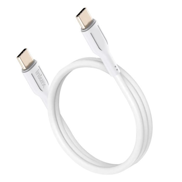 USB C -kaapeli USB C:hen 60W Nopea Lataus Inkax Valkoinen Vit