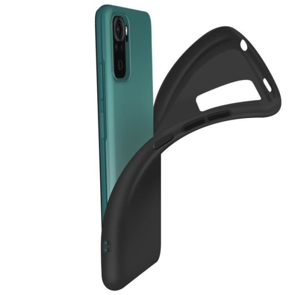 Coque - Xiaomi - Redmi Note 10 - Silikoni Geeli - Ultra-ohut - Isku- ja Naarmusuojus Svart