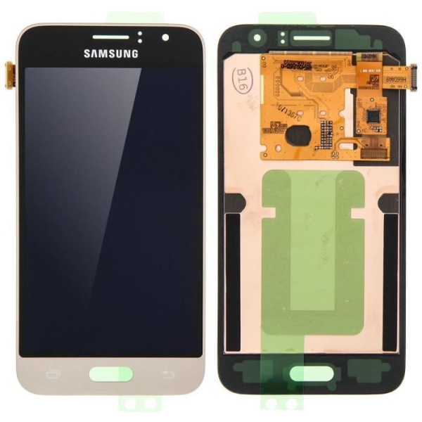 Original Samsung Galaxy J1 2016 LCD-skærm + berøringsglas - guld gyllene