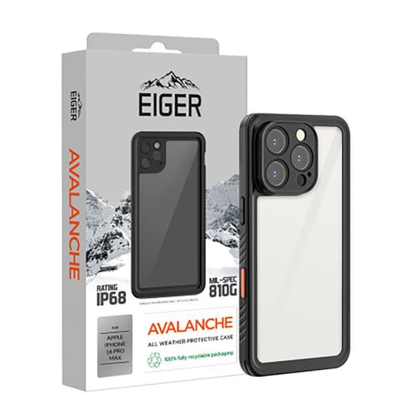 Helskrov - Eiger - iPhone 16 Pro Max - Skydd 360° - IP68 - Fallmotstånd 2m Vit