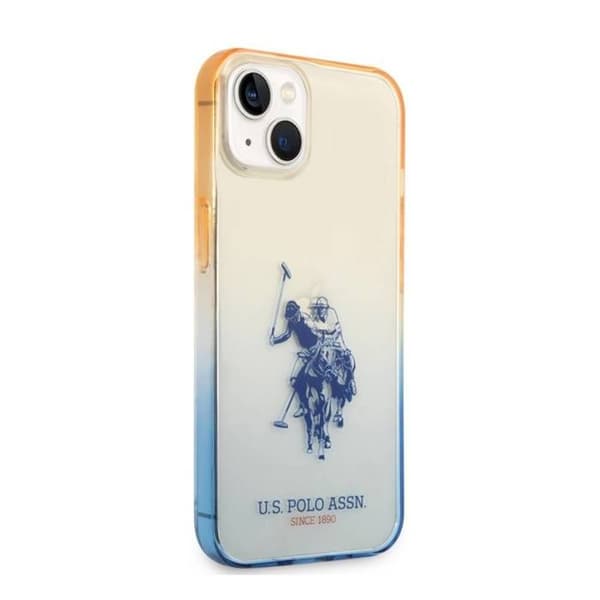 Coque iPhone 14 Plus - U.S Polo - Polykarbonatsskydd - Blå Blå
