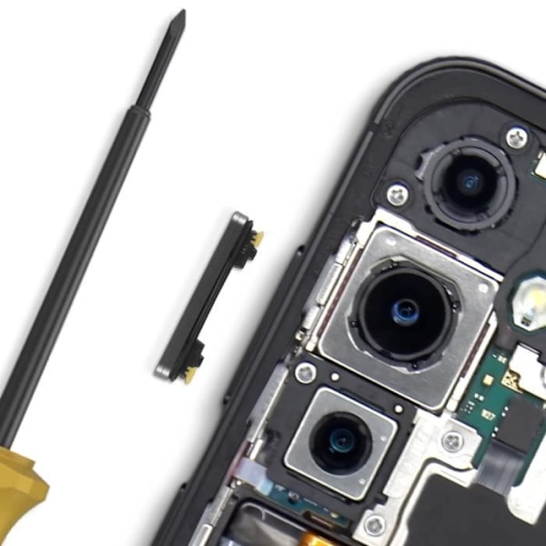 Volumeknap til Samsung Galaxy S23 FE Original Samsung Sort Svart