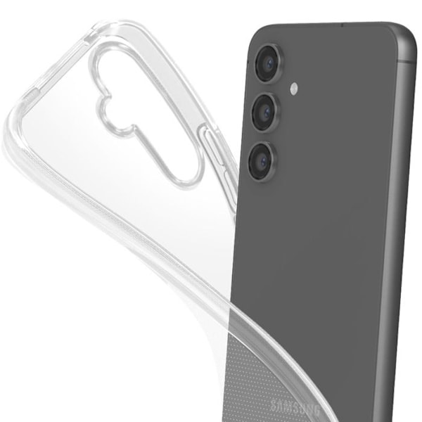 Siliconefodral - Mayaxess - Samsung Galaxy S23 FE - Transparent - Stötskydd - Lätt design Transparent