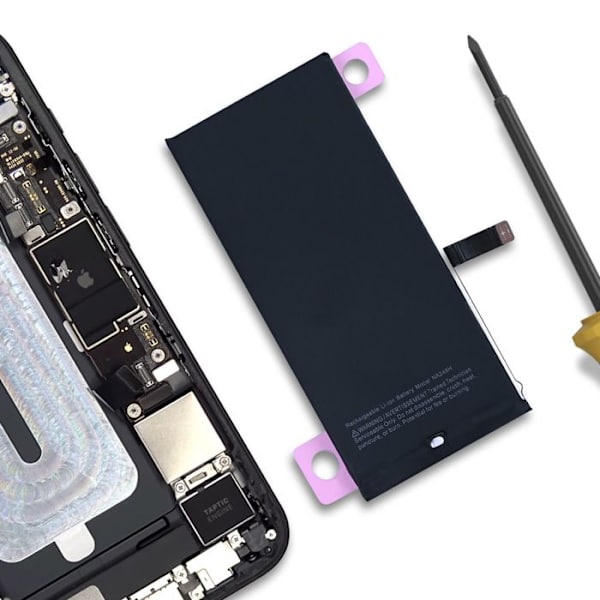 Intern batteri för Apple iPhone 16e 4005mAh Integrerad TI-chip Svart