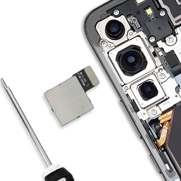 Takakameran anturikaapeli Samsung Galaxy S22:lle Original Samsung Black Svart