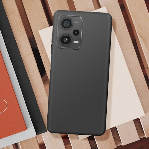 Etui til Xiaomi Redmi Note 12 Pro Plus 5G Silikone Gel Flexible Tyn Sort