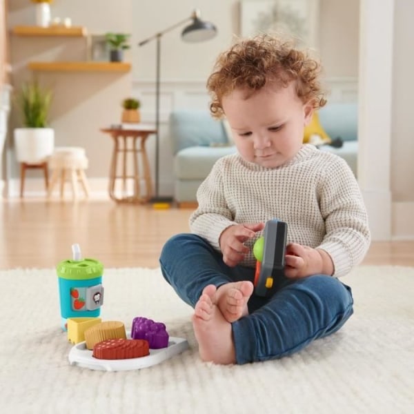 Fisher-Price early learning legetøjssæt - Telefon, puslespil og kop - Fra 12 måneder Flerfarvet