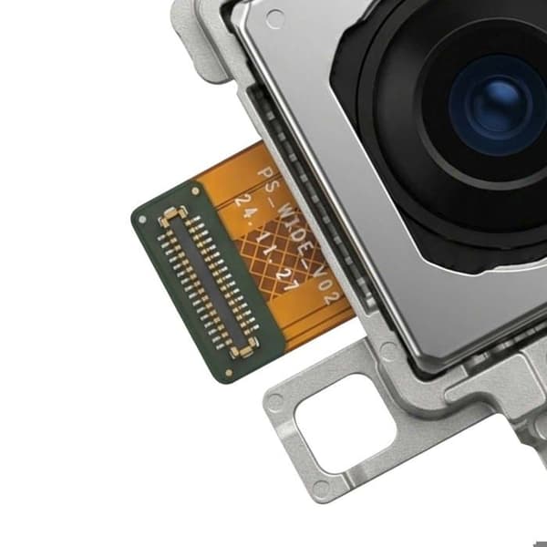 Erstatningskamera til Galaxy S25 Edge Service Pack Samsung Sort / Sølv 200MP Svart