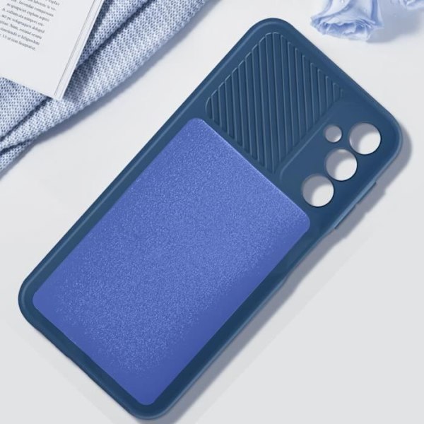 AVIZAR Cover til Samsung Galaxy A25 5G - Silikone - Skydekameracover - Midnatsblå Blå