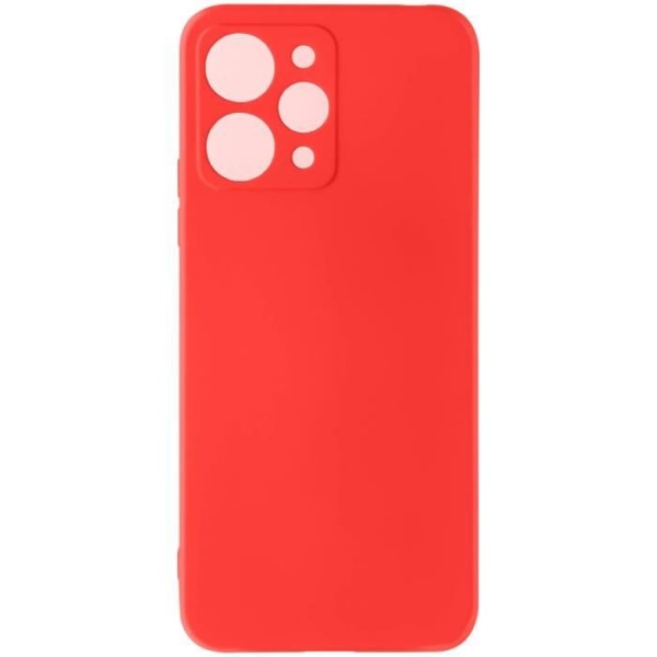 Taske til Xiaomi Redmi 12 Semi-stiv Soft-touch Fast Cover Rød Röd