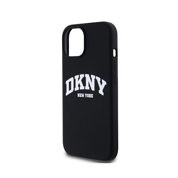 Coque til Apple iPhone 13 Liquid Silicone Edition Arch Kompatibel med MagSafe DKNY Sort Vit