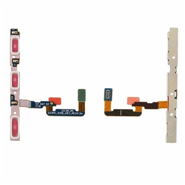Erstatningsknap til Power og Volume til Galaxy S23 FE Service Pack Samsung Multifarvet Svart