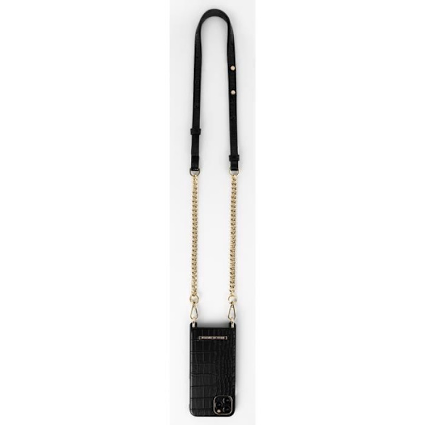 Fodral Halsband Rem Apple iPhone 6/7/8/SE/SE22 Jet black croco Ideal Of Sweden