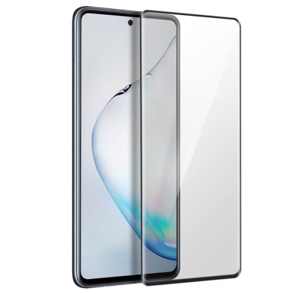Skärmfilm - AVIZAR - Galaxy Note 10 Lite - Härdat glas 9H - Ultrafint - Rep resistant Svart