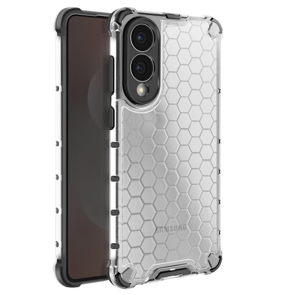Iskunkestävä kuori Samsung S25 Edge Vahvistetut Kulmat Savu Valkoinen Vit