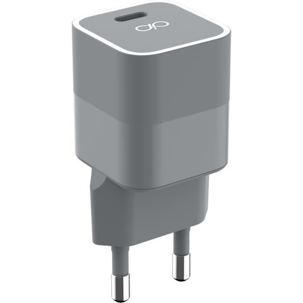 Hemladdare 25W Power Delivery Livstidsgaranti Grå - 100 % återvunnen plast Force Power