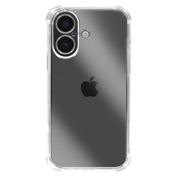 Fodral för iPhone 17 - MAYAXESS - Silikon - Transparent - Förstärkta hörn - Stötsäker Vit