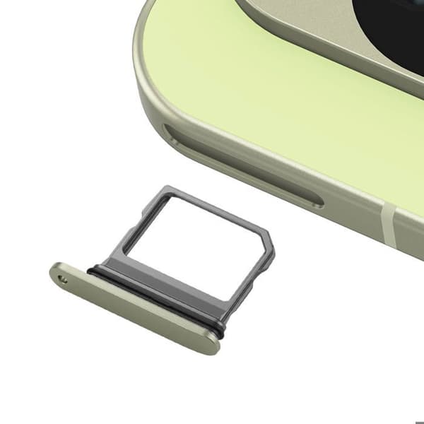 Vihreä sitruuna Nano SIM -korvausteline Google Pixel 10:lle Grön