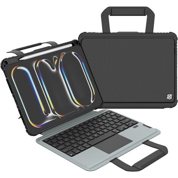 Nillkin Bumper GO näppäimistön suojakuori Apple iPad Pro 11 2024 Musta