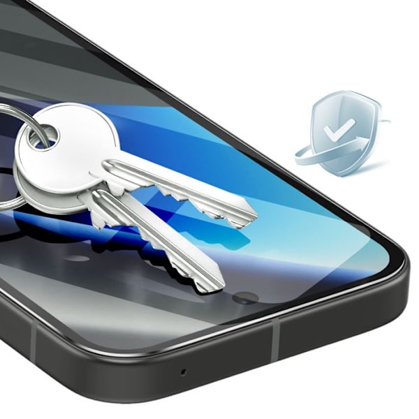 Härdat glas för Google Pixel 10a, rep- och stötresistent, transparent Vit