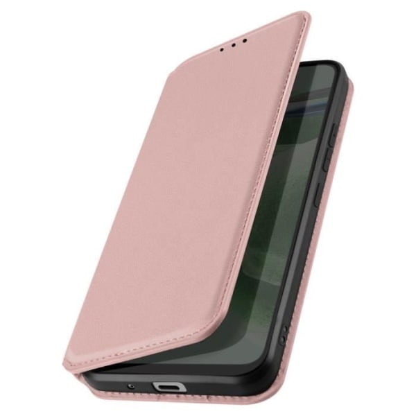 Fodral för Xiaomi Mi 9 Lite korthållare Videostöd Magnetic Flip Rose guld