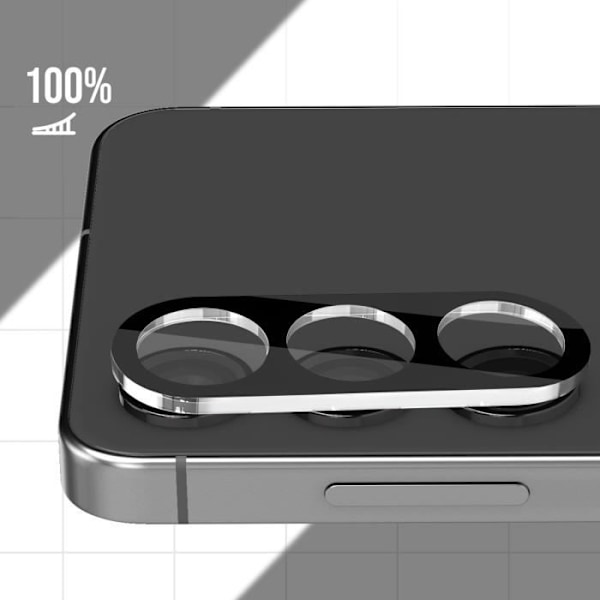 Kameraskydd - IMAK - Samsung Galaxy S24 FE - Härdat glas - Anti-repor - Ultratransparent Svart