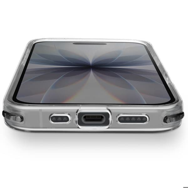 Cover til iPhone 17 - AVIZAR - Bi-Materiale - Rutsjesikker - Forstærket - Sort Svart