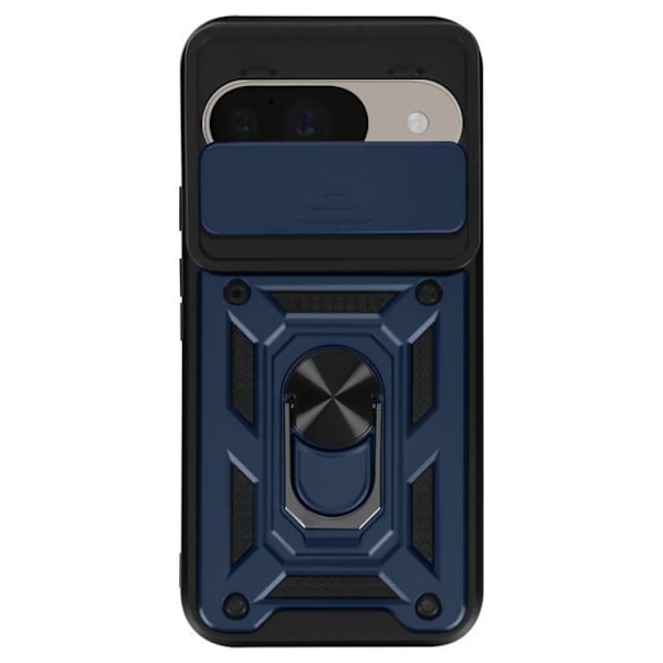 Coque til Google Pixel 9 og 9 Pro Ring Støtte Kamera Dæk Mayaxess Blå Nat Blå