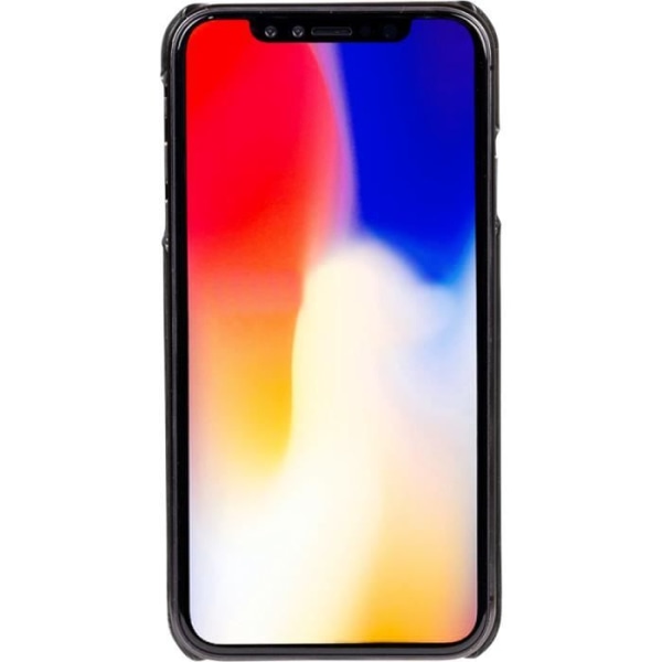 Dbramante1928 Svart läderhårt fodral för iPhone XS Max