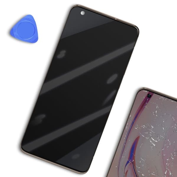 LCD-skærm - Xiaomi - Mi 10 Pro - Touchscreen - Chassis - Hvid Vit
