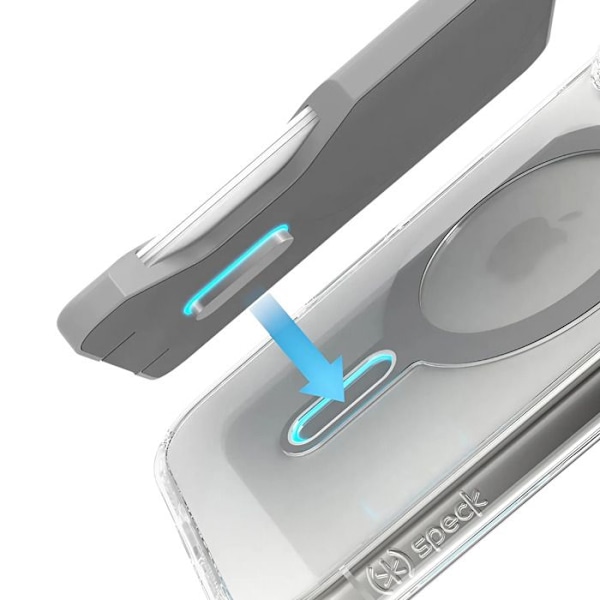 Coque MagSafe för iPhone 16 Plus Anti-drop 4m Presidio Perfect-Clear Speck Transparent Vit