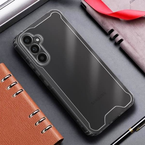 Skydd - AVISERA - Samsung Galaxy A34 5G - Stötsäker - Transparent - Hård Transparent