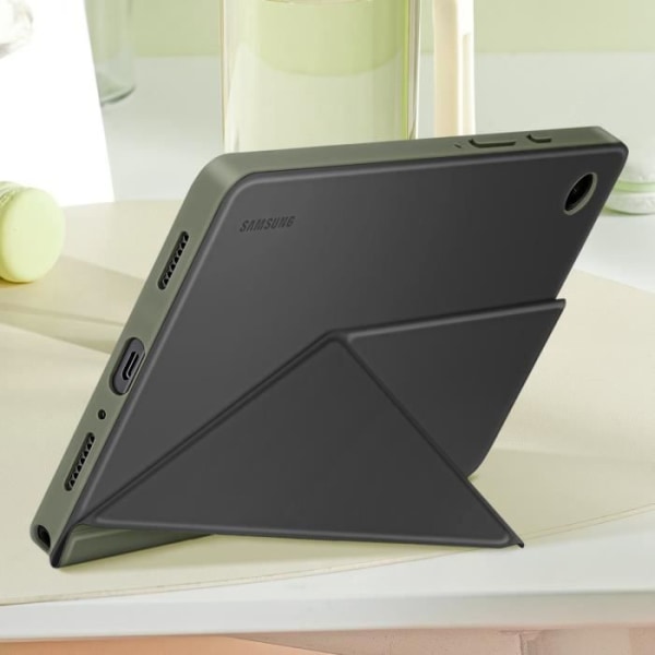 Samsung Tab A9 Plus Fodral Flerpositionsstöd Original Smart Book Cover Svart Svart