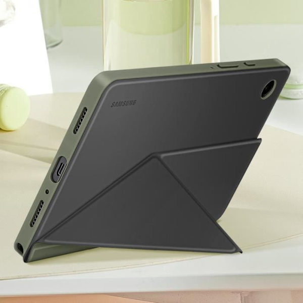 Samsung Tab A9 Plus -kotelon moniasentotuki Alkuperäinen Smart Book -kansi, musta Svart
