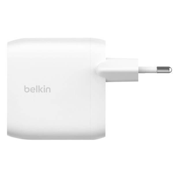 Belkin Hvid 2x USB C 30W Power Delivery PPS Kompakt Oplader Vit