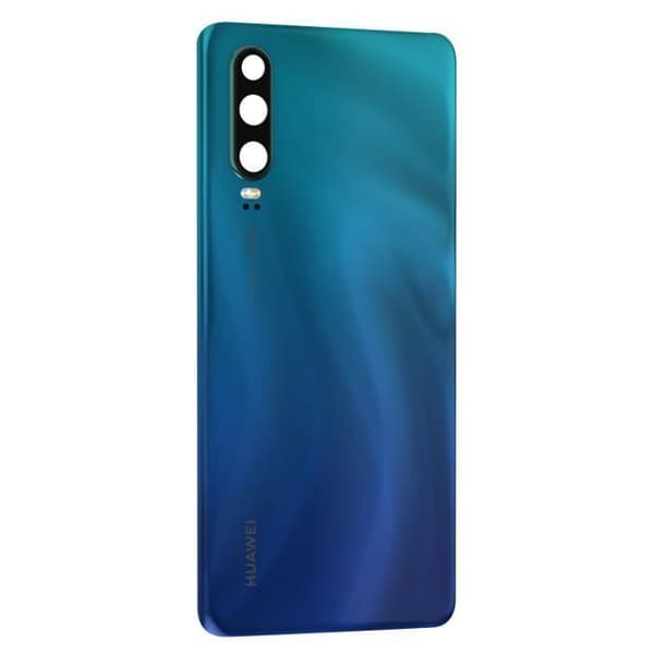 Batteri Cache til Huawei P30 - Huawei - Erstatning - Blå - Indbygget Klæb Blå