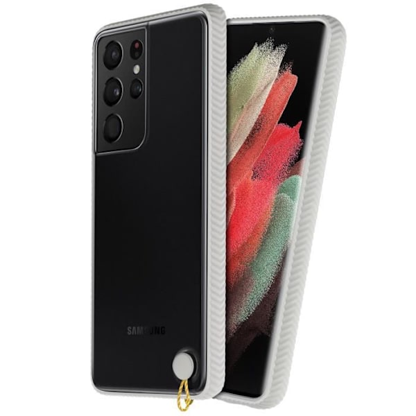 Coque - Samsung - S21 Ultra - Stötsäker - Förstärkt - Vit Vit