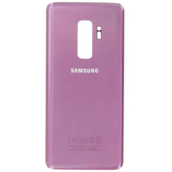 Batterikapacitet - Samsung - Galaxy S9 Plus - Lila bakpanel - Graverad logotyp - 20 g Lila