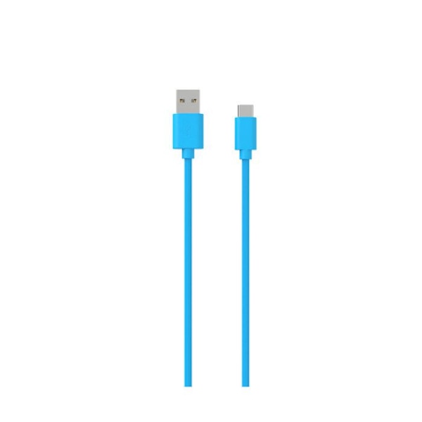 USB-C till USB-A 3A Laddning och Synkronisering Collection POP 1,5m Jaym Blå Blå