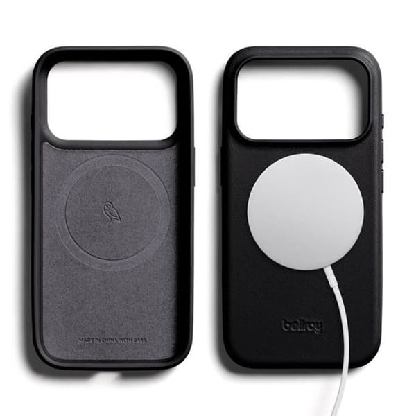 MagSafe-kuori iPhone 18 Pro / iPhone 17 Pro Bellroy-nahkaa musta Svart