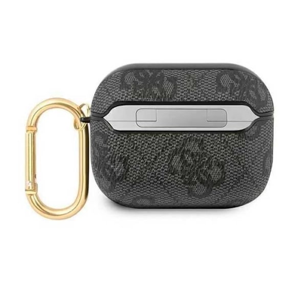 GUESS Monogram 4G Saffiano-fodral för AirPods Pro (Antracit)