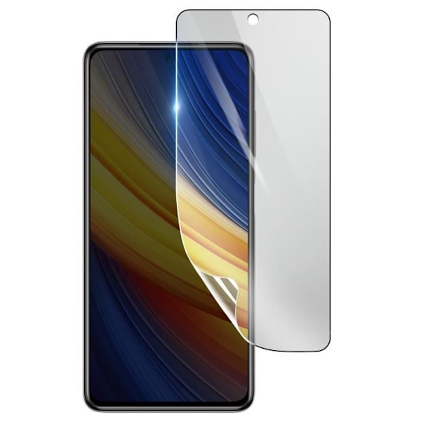 Näytönsuoja - 3MK - Xiaomi Poco X3 Pro - Iskunkestävä Hydrogeeli - Naarmuuntumaton - Läpinäkyvä Transparent