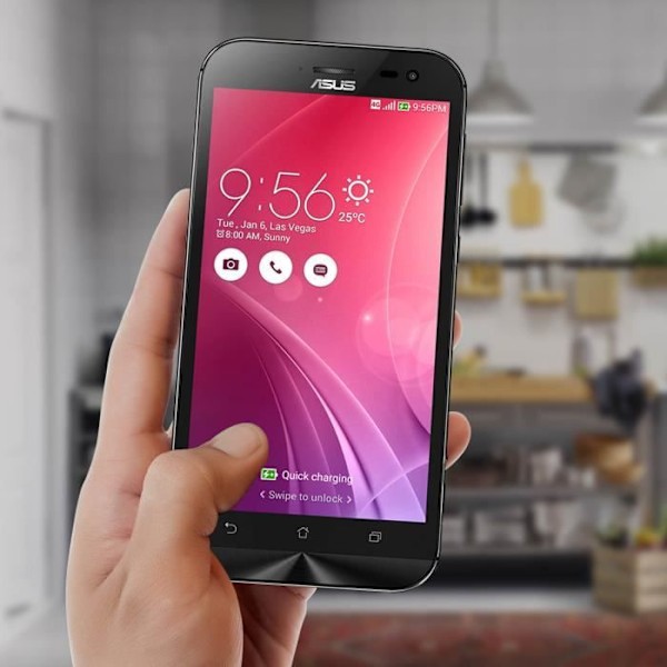 LCD-skærm - Asus - Zenfone Zoom ZX551ML - Touch - Original - Sort Svart