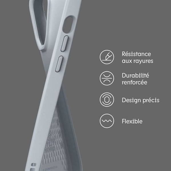 Etui - RhinoShield - SolidSuit - iPhone 12/12 Pro - Stødbeskyttelse - Minimalistisk design Svart