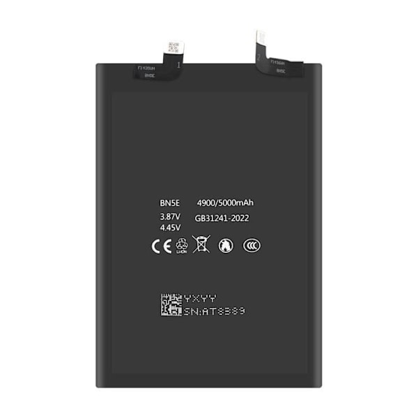 Internt batteri til Xiaomi Redmi Note 11 Pro 5G og 4G 5000mAh BN5E Sort Svart