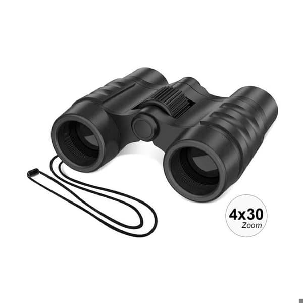 Kompakte Kikkert - AVIZAR - Model Exploria - Zoom 4x - Diameter 30 mm - Sort Svart