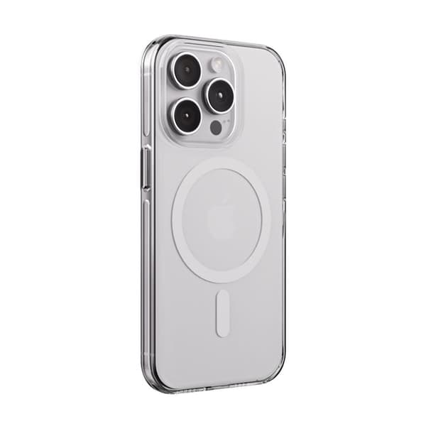Coque iPhone 15 Pro MagSafe (läpinäkyvä) Crong Clear MAG Pro